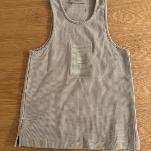Fear of God Essentials NWT Women’s Tank Top in “seal” - Picture 4 of 5